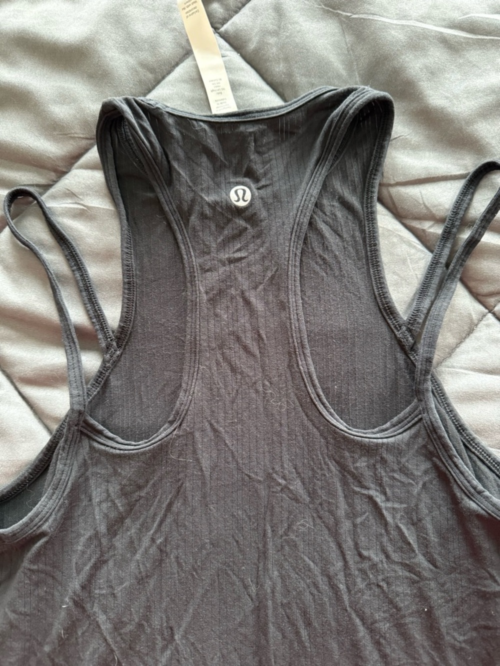 lululemon athletica Black Ribbed High-Neck Tank - Picture 5 of 5